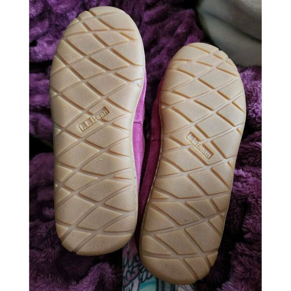 L.L. Bean Wicked Good Slipper Moc Boot in Bramble Berry Size 7 - Picture 6 of 9